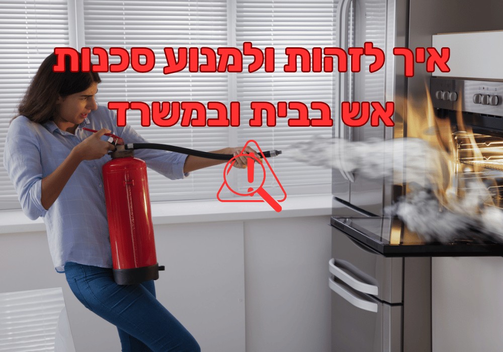 איך לזהות ולמנוע סכנות אש בבית ובמשרד